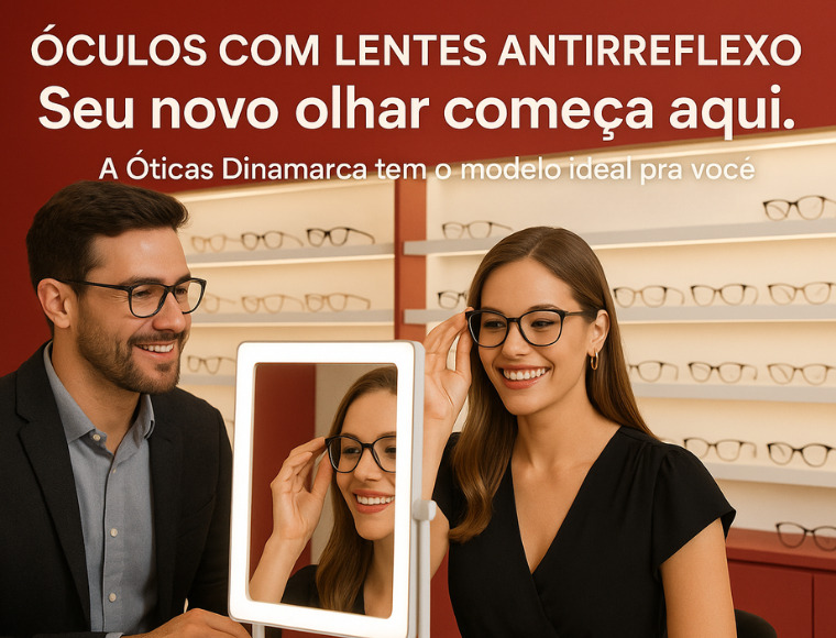 ÓCULOS COM LENTES ANTIRREFLEXO VALE A PENA