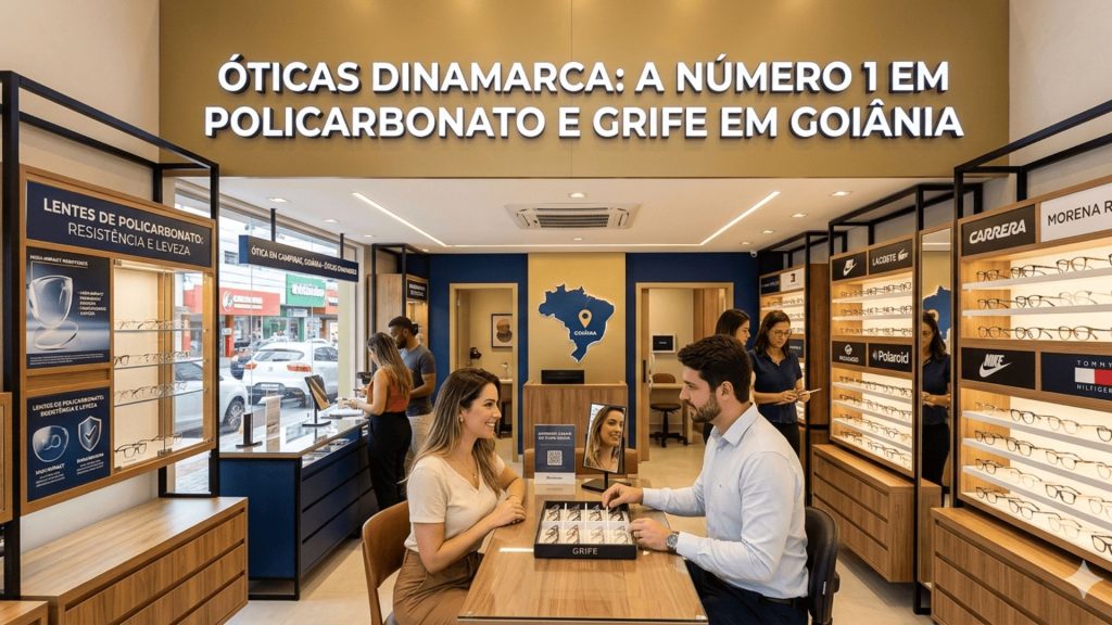 MELHOR ÓTICA DE GOIÂNIA A NÚMERO 1 EM POLICARBONATO E GRIFE