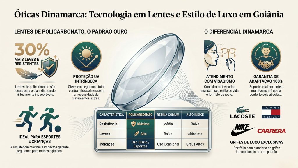 Melhor ótica de Goiânia a número 1 em policarbonato e grife
