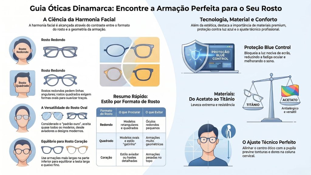 Qual o óculos ideal para o seu rosto